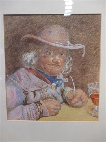Lot 432 - William Henry Hunt, OWS (British, 1790-1864),...