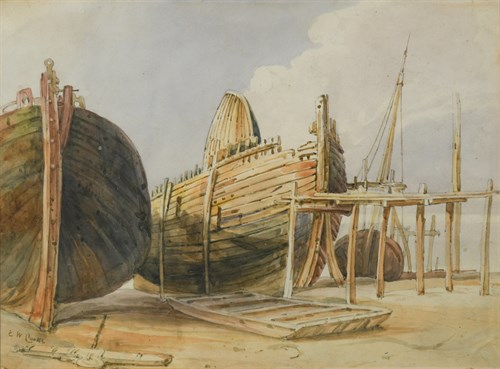 Lot 119 - Edward William Cooke (British, 1811-1880)
