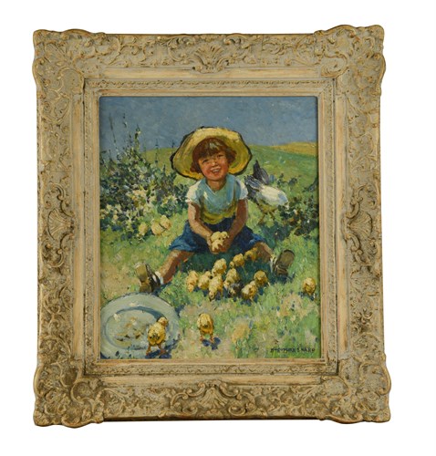 Lot 220 - Dorothea Sharp, RBA, ROI  (British, 1874-1955)