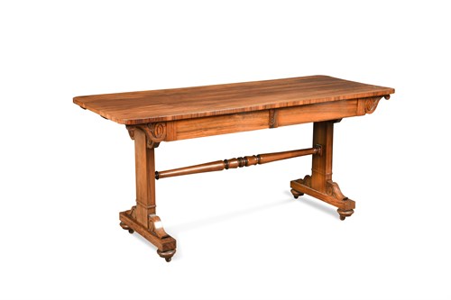 Lot 635 - A William IV goncalo alves sofa table