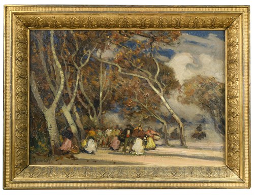 Lot 273 - Sir Alfred East, RA (British, 1849-1913)