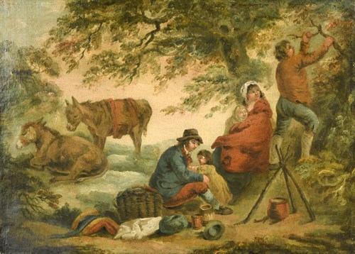 Lot 227 - Attributed to George Morland (British, 1763-1804)