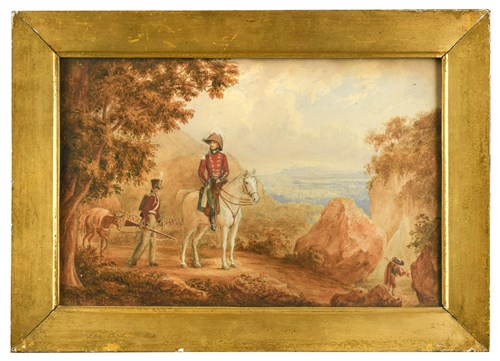 Lot 401 - English School, 19th Century, Peninsular War...