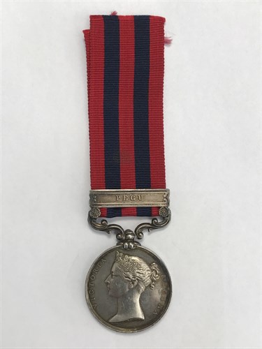 Lot 361 - An India General Service Medal, 1854-95, with Pegu clasp