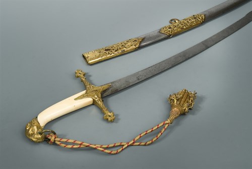 Lot 346 - An elaborate 16th Lancers (Queens Own) Officer's Levee Sword, post 1832