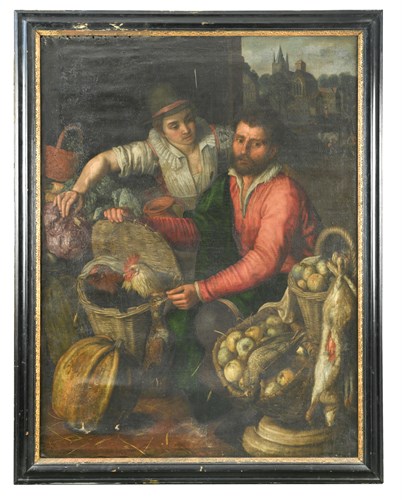 Lot 217 - Huybrecht Beuckelaer  (Flemish, c. 1535/40-1605/1624)