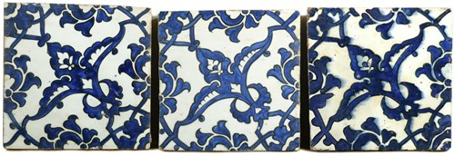 Lot 55 - Three mid 16th century Iznik 'Dome of the Rock...