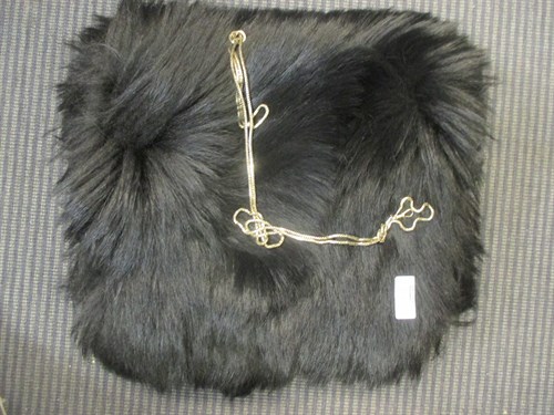 Lot 155 - A black muff