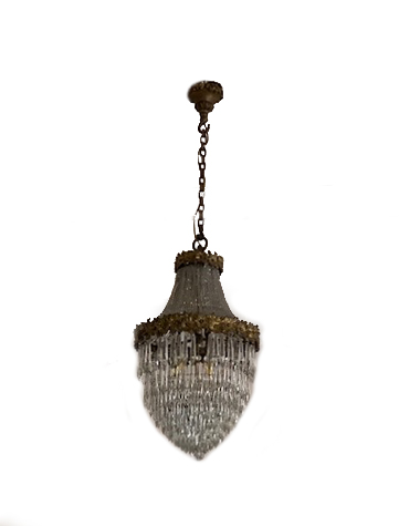Lot 10 - A 19th century French ormolu and lustre basket...