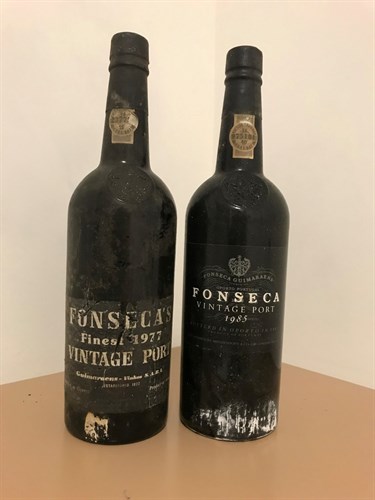 Lot 286 - Fonseca vintage port 1977, 1 btl; 1985, 1 btl (2)