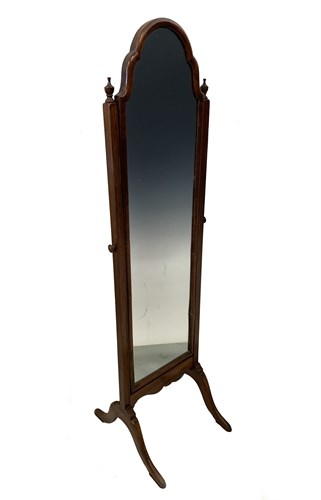 Lot 88 - A pair of mahogany torcheres, 116cm (45.5in)...
