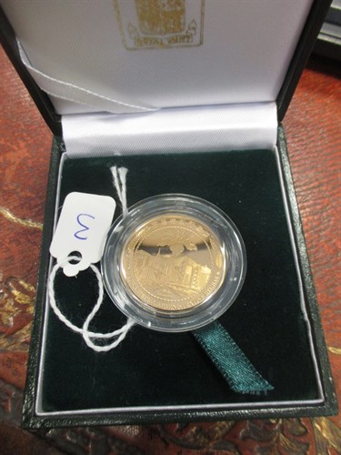Lot 285 - A Hong Kong Millenium gold proof medal...