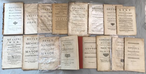 Lot 314 - A group of 18th century political pamphlets,...