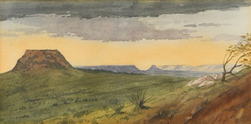 Lot 231 - Lewis G Fry (British, 1860-1933), New Mexico...