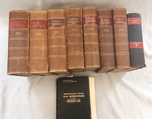 Lot 446 - Crime, Police orders 1933-1937, 7 vols. of...