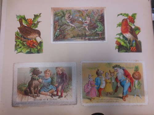 Lot 149 - An album of picture postcards and scraps