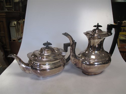 Lot 364 - A four piece silver plated tea & coffee set...