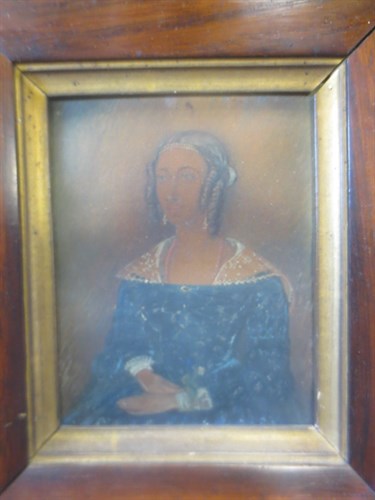 Lot 166 - English School, 19th Century, Portrait of a...