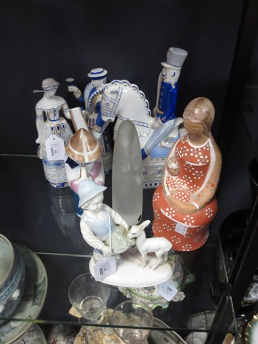 Lot 58 - A collection of Continental porcelain and...