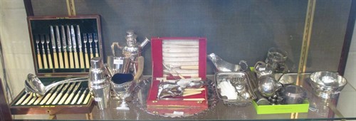 Lot 378A - A large collection of silver plated ware...