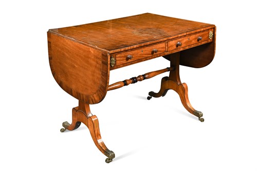 Lot 653 - An early 19th century mahogany sofa table