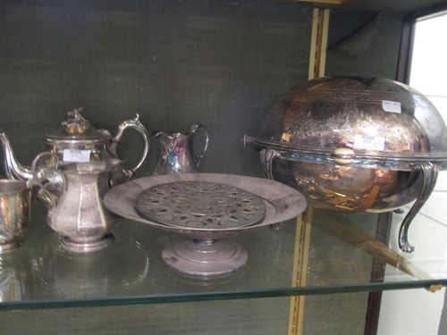 Lot 377 - A large collection of silver plated ware...