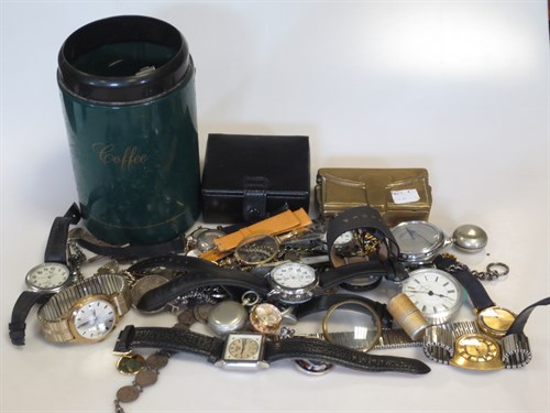 Lot 323 - A large collection of assorted watches,...