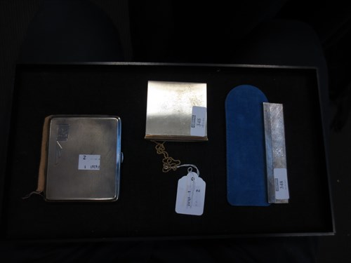 Lot 348 - A continental metalwares lady's travelling...