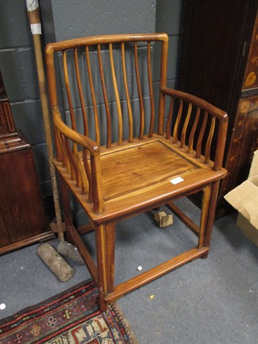 Lot 698 - A 20th century Chinese Huanghuali wood