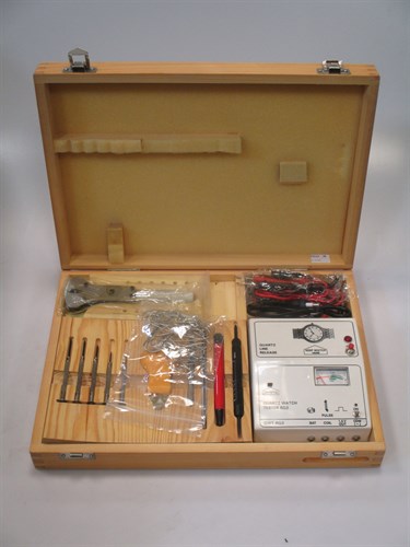 Lot 153 - A cased set of watchmakers' tools