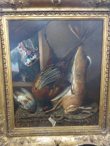 Lot 387 - W A Huggins (English, 19th Century), Game...