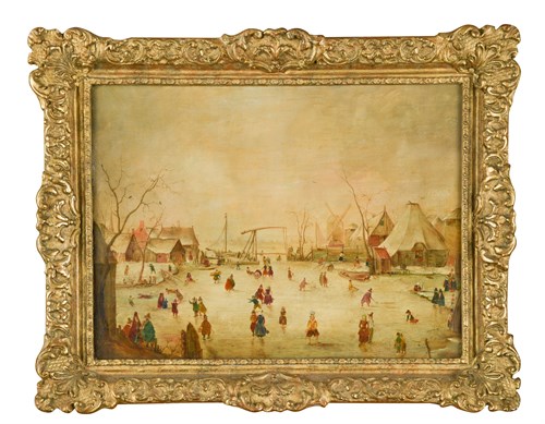 Lot 203 - Manner of Hendrick Avercamp (Dutch, 1585-1634)