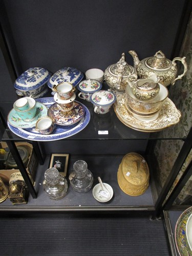 Lot 72 - Wedgwood game pie dish and cover, porcelain to...