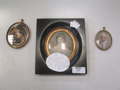 Lot 165 - A 19th century gilt metal framed and enamelled...