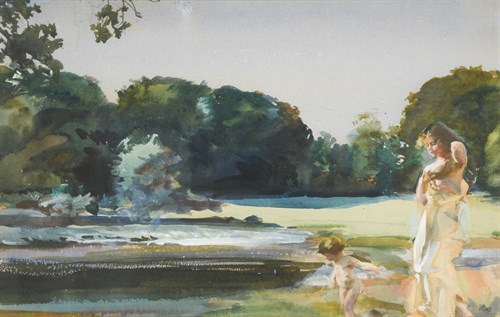Lot 192 - Charles Sims, RA, RWS (British, 1873-1928)