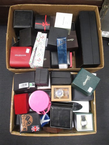 Lot 174 - A large quantity of mostly boxed wristwatches,...