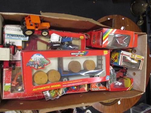 Lot 204 - Britains model farm vehicles in boxes,...