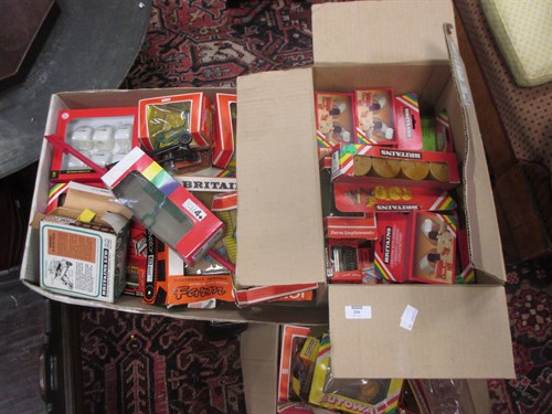 Lot 206 - Britains and similar farm equipment, most with...