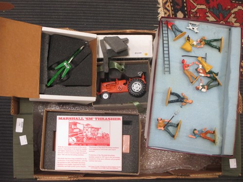 Lot 196 - Diecast painted model farm toys by G & M...