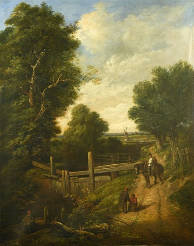 Lot 133 - Follower of John Constable, mid 19th Century