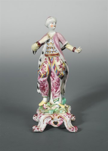 Lot 15 - A Bow model of a man dressed as a Turk, circa 1765