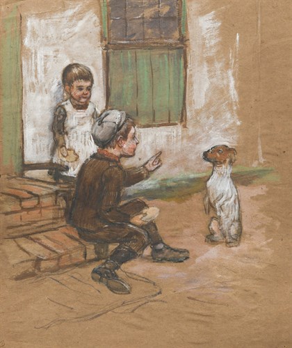 Lot 464 - Richard Henry Brock (British, 1871–1943) 'Beg',...