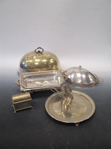 Lot 204 - A large collection of silver plated ware