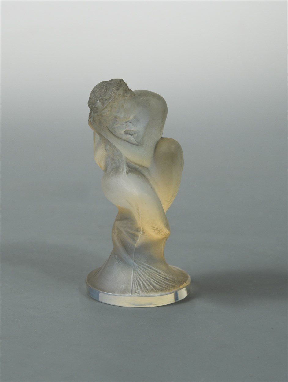 Lot 6 - Sirene, a rare R. Lalique opalescent glass car mascot