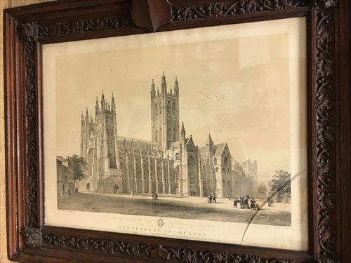 Lot 18 - Canterbury Cathedral, two lithograph views