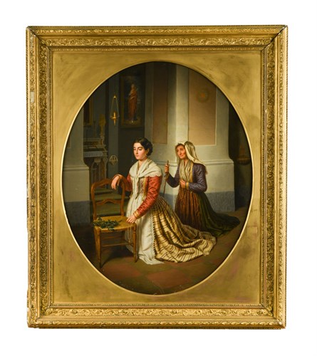 Lot 317 - John Bagnold Burgess, RA (British, 1829-1897)