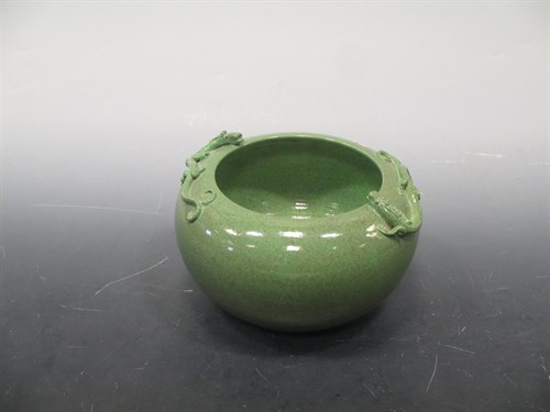 Lot 249 - A Chinese porcelain powder green bowl,...