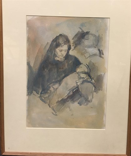 Lot 19 - Deirdre Daines (British, b. 1950), Mother and...