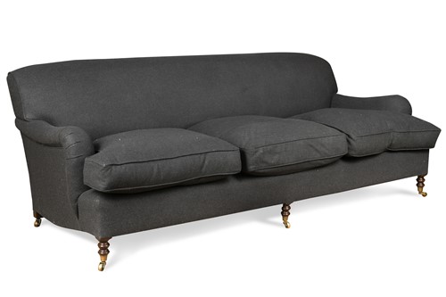 Lot 536 - A large modern George Smith three seat sofa