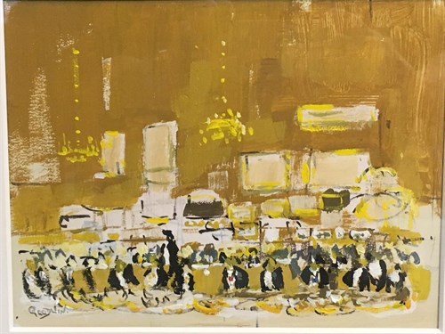 Lot 34 - Leslie Goodwin (British, b. 1929), two figural...